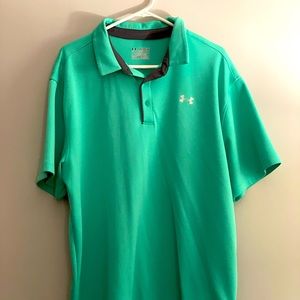 Green Under Armour polo. Size XXL